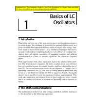 1. Basics of LC Oscillators - The Designer's Guide Community