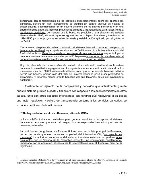 DERECHO FINANCIERO MEXICANO - Acceso al sistema