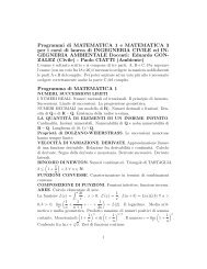 formato pdf - Metodi e Modelli matematici per le scienze applicate