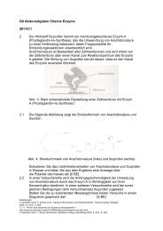 G8 Abituraufgaben Chemie Enzyme 2011/C1 2 Der ... - Bentz46.de