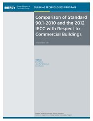 Comparison of Standard 90.1-2010 and the 2012 IECC with Respect