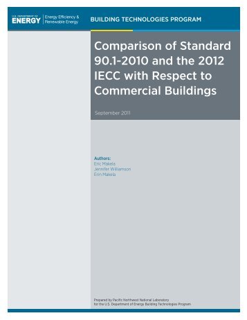 Comparison of Standard 90.1-2010 and the 2012 IECC with Respect