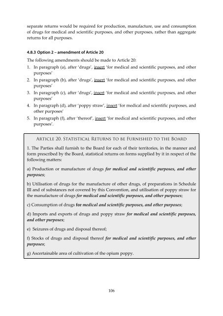 roadmaps to reforming the un drug conventions - Beckley Foundation