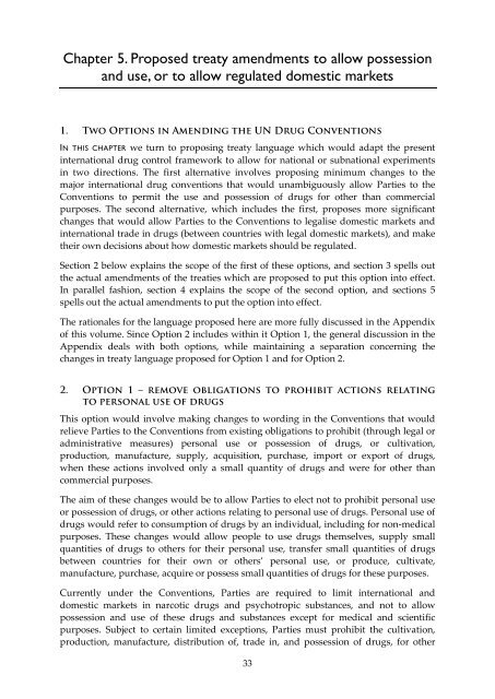 roadmaps to reforming the un drug conventions - Beckley Foundation