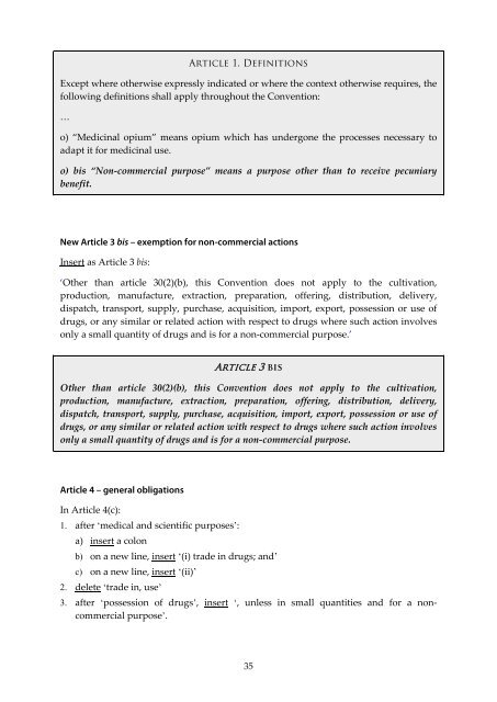 roadmaps to reforming the un drug conventions - Beckley Foundation