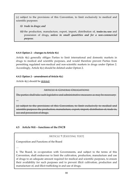 roadmaps to reforming the un drug conventions - Beckley Foundation