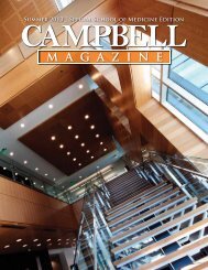 Download a pdf of the Summer 2013 issue - Campbell University