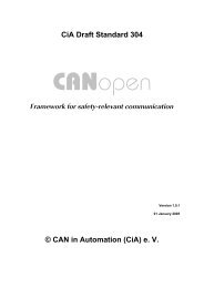 CiA Draft Standard 304 © CAN in Automation (CiA) e. V. - datamicro.ru