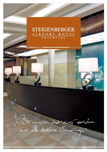 Hotelprospekt - Steigenberger Hotels and Resorts
