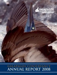 ANNUAL REPORT 2008 - Galapagos.org