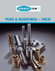 Danly IEM - Pins and Bushings - Inch - Anchor Danly