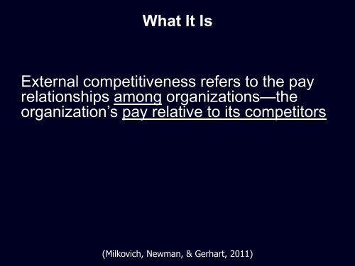 Exhibit 7.5: What Shapes External Competitiveness?