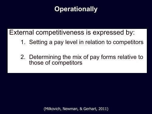 Exhibit 7.5: What Shapes External Competitiveness?