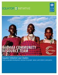 ujamaa community resource team - The GEF Small Grants Programme