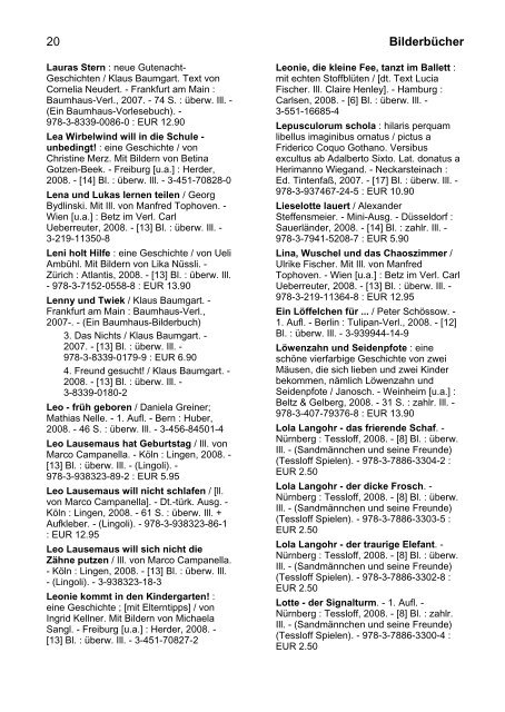 Verzeichnis neu erschienener - IBIT - UniversitÃ¤t Oldenburg