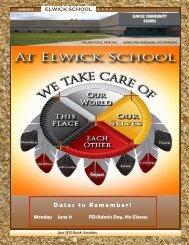 Elwick Newsletter - Seven Oaks School Division