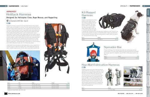 equipment for rescue and work at height - Rescue Response Gear