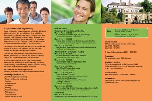 NLP-Practitioner Ausbildung - VHS Hameln-Pyrmont