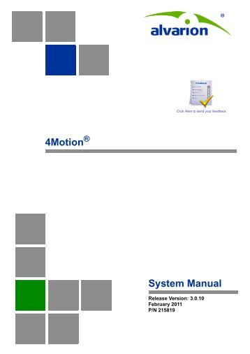 4Motion System Manual, Ver.3.0M1 - Alvarion