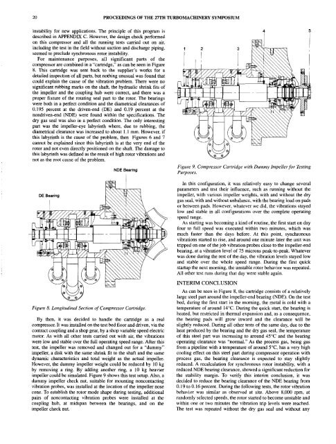 Application of a Heat Barrier Sleeve to Prevent Synchronous Rotor ...