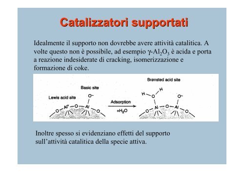 introduzione alla catalisi eterogenea - Chimica Industriale