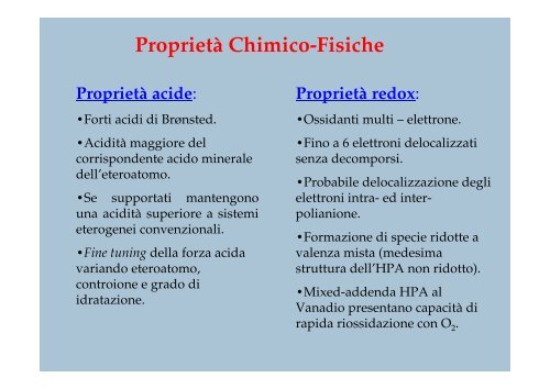 introduzione alla catalisi eterogenea - Chimica Industriale