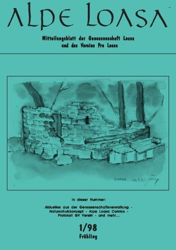 Mitteilungsblatt der Genossenschaft Loasa und des V und des ...