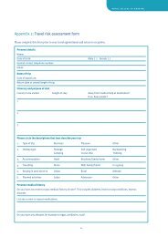 Appendix 2: Travel risk assessment form - Ormeau Park Surgery