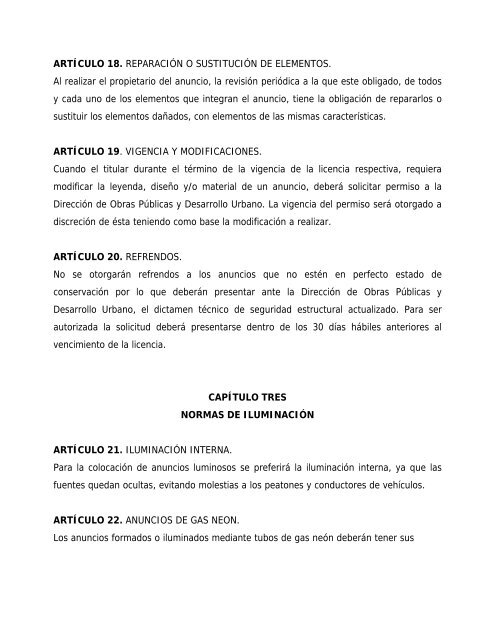 Reglamento de Anuncios para el Municipio de Carmen - H ...