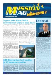 Mission MAG 04.qxp - European Union Police Mission in Bosnia ...