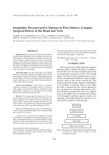 Stepladder Reconstructive Options in Post-Ablative Complex ... - NCI