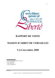 Rapport de visite - Site du ContrÃ´leur GÃ©nÃ©ral des Lieux de ...