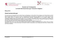 Deutsch als Fremdsprache Lernziele-Kannbeschreibungen ...