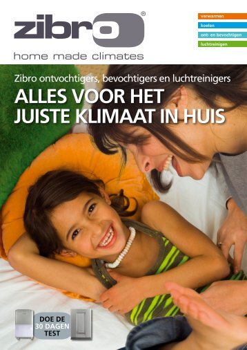 Alles voor het juiste klimAAt in huis - Zibro