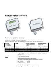 AIR FLOW METER – DPT FLOW