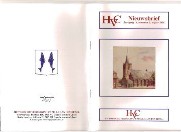 Nieuwsbrief 2005-03 - Historische Vereniging Capelle aan den IJssel