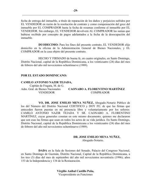 GACETA OFICIAL - CÃ¡mara de Diputados