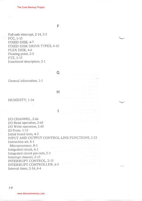 NCR Kit Information 3279-K010 80386 Upgrade. - The Core Memory