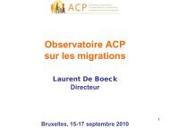 Observatoire ACP sur les migrations - Africa-EU Partnership