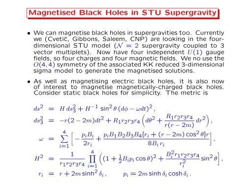 Geometry and Thermodynamics of Black Holes in Magnetic Fields ...