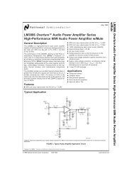 LM3886 High-Performance 68W Audio Power Amplifier w/Mute