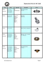 Replacement Parts For VW / AUDI - Simply-Parts