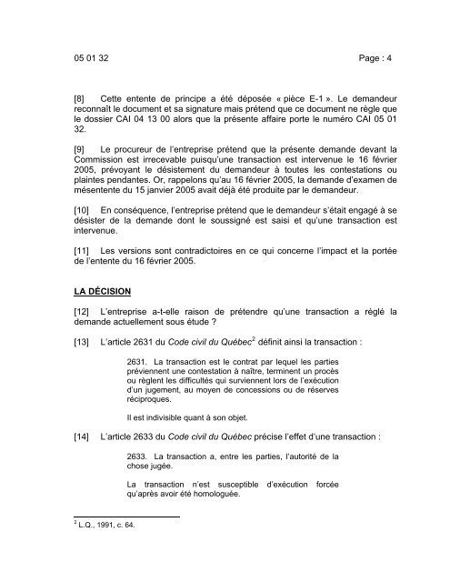 X c. PACCAR LtÃ©e - Commission d'accÃ¨s Ã  l'information du QuÃ©bec