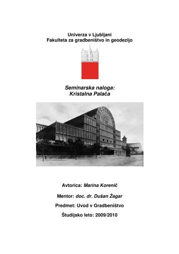 Seminarska naloga: Kristalna PalaÄa - Student Info