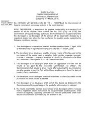 NOTIFICATION FINANCE DEPARTMENT ... - Commercial Tax