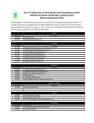 FY2013 Continuums of Care Names and Numbers - OneCPD