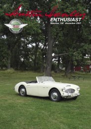 Enthusiasten 106.indd - Austin Healey Club Sweden