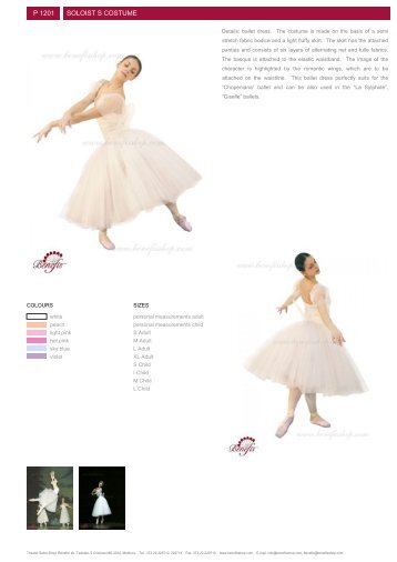 La Sylphide - Ballet costumes - Benefis