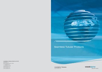 Seamless Tubular Products - voestalpine Tubulars