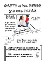 Carta a los niños de catequesis y a sus padres